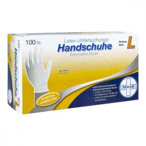 Handschuhe Einmal Latex puderfrei L