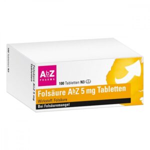 Folsäure Abz 5 mg Tabletten