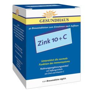 Zink 10 + C Brausetabletten