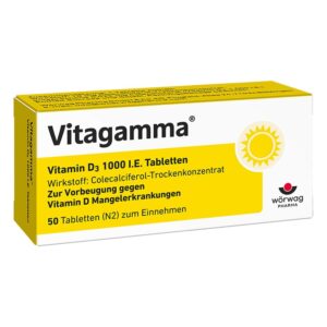 Vitagamma Vitamin D3 1000 I.e.tabletten