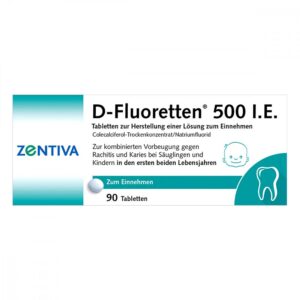 D-Fluoretten 500 internationale Einheiten