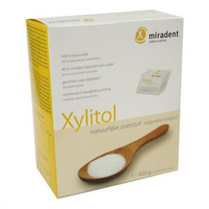 Miradent Zuckerersatz Xylitol Pulver Sachets