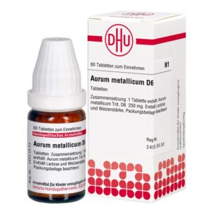 Aurum Metallicum D6 Tabletten