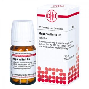 Hepar Sulfuris D6 Tabletten