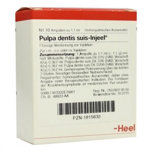 Pulpa Dentis suis Injeel Ampullen