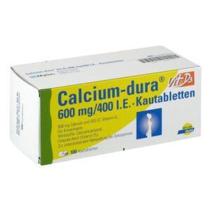Calcium-dura Vit D3 600mg/400 internationale Einheiten