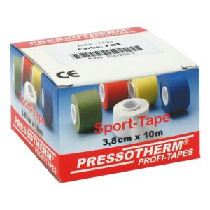 Pressotherm Sport-tape 3,8cmx10m rot