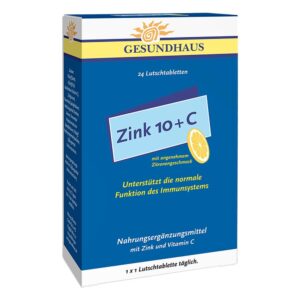 Zink 10 + C Lutschtabletten