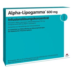 Alpha Lipogamma 600 mg Infusionslösungskonzentrat