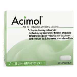 Acimol mit pH Teststreifen Filmtabletten