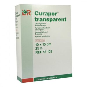 Curapor Wundverband steril transparent 10×15 cm