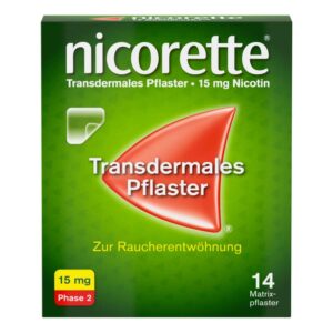 Nicorette Transdermales Pflaster zur Raucherentwöhnung – mit 15
