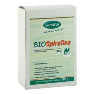 Biospirulina Mikroalgen 400 mg Tabletten Nachfüllpackung