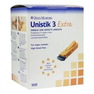 Unistik 3 Extra Eindr.tiefe 2,0 mm Stechhilfe