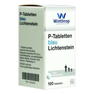 P Tabletten blau 8 mm Teilk.