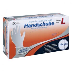 Handschuhe Einmal Latex gepudert L