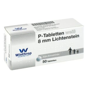 P Tabletten weiss 8 mm