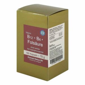 B12 + B6 + Folsäure ohne Lactose Kapseln