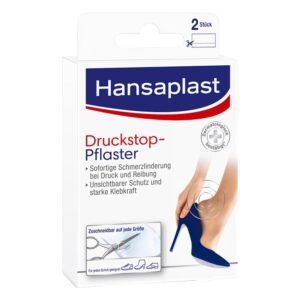 Hansaplast Druckstopp transparent.Schutzpolster