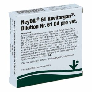 Neydil Nummer 6 1 Revitorgan Dilution d 4 pro veterinär Ampullen