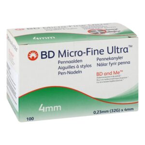 Bd Micro-fine+ 4 Pen-nadeln 0,23×4 mm