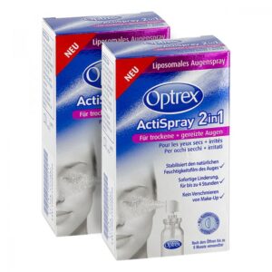 2x Optrex ActiSpray 2in1 für trockene gereizte Augen
