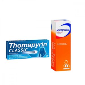 Aktionspaket – Mucosolvan Hustensaft und Thomapyrin CLASSIC