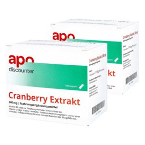 Cranberry Extrakt 300 mg Kapseln von apodiscounter