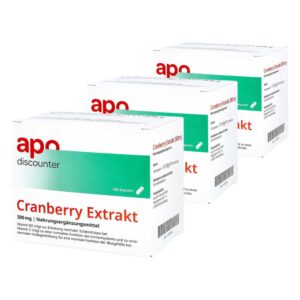 Cranberry Extrakt 300 mg Kapseln von apodiscounter