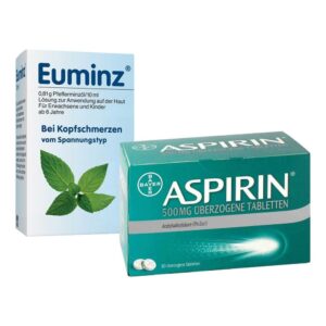 Aspirin 500mg + Euminz äußerlich