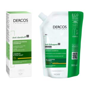 Vichy Dercos Anti-Schuppen Shampoo trock.Kopfhaut+Nachfüllpack