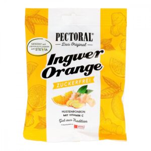 Pectoral Ingwer Orange Bonbons zuckerfrei