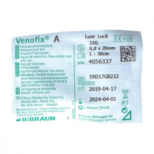 Infusionszubehör Venofix A G21 0,8mm grün