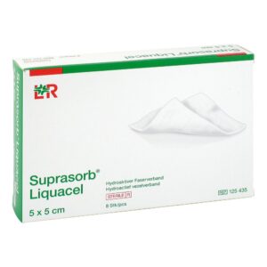 Suprasorb Liquacel Hydroakt.faserverb.5×5 cm