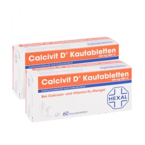 Calcivit D Kautabletten 600mg/400 internationale Einheiten