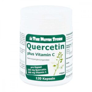 Quercetin 250 mg plus Vitamin C 300 mg Kapseln