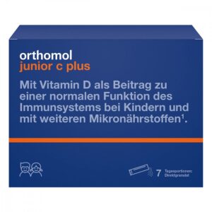 Orthomol junior C plus Direktgranulat Himbeer-Limette 7er-Pkg.
