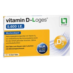 vitamin D-Loges 5.600 internationale Einheiten – Wochendepot – 1