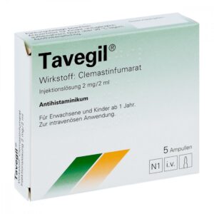 Tavegil Injektionslösung 2 mg/2 ml Ampullen