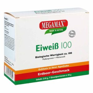 Eiweiss 100 Erdbeer Megamax Pulver