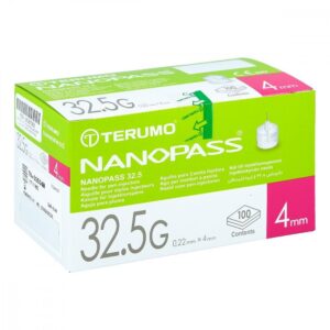 Nanopass 32,5 Pen Kanüle 32,5g 0,22x4mm