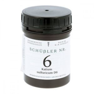 Schüssler Nummer 6 Kalium sulfuricum D6 Tabletten