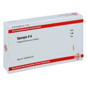 Spongia D6 Ampullen