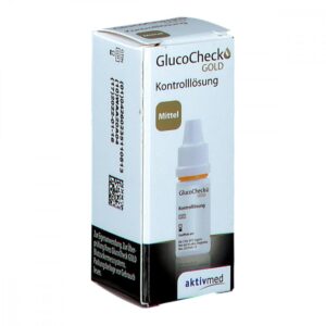 Gluco Check Gold Kontrolllösung mittel