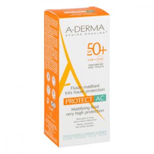 Aderma Protect AC mattierendes Fluid Spf 50+