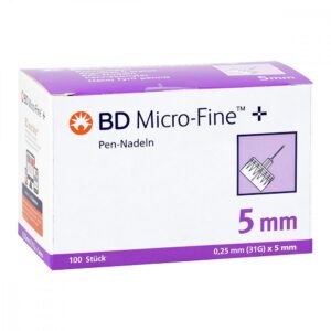 Bd Micro-fine+ 5 Pen-nadeln 0,25×5 mm 31 G