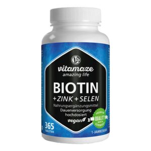 Vitamaze Biotin 10 mg hochdosiert+Zink+Selen