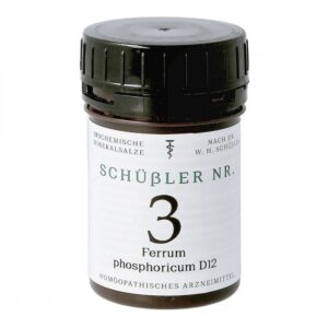 Schüssler Nummer 3 Ferrum phosphoricum D12 Tabletten