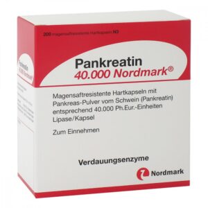 Pankreatin 40.000 Nordmark magensaftresistent hartkapsel