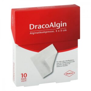 Dracoalgin 5×5 cm Alginatkompresse